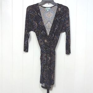 Euc Veronica M Gorgeous Pattern Dress